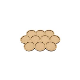 War World Gaming Skirmish Movement Trays Formation 10 – 25mm Slot – Wargaming Miniature Bases Tabletop Figure Terrain Model Modelling Diorama Wargame Scenery