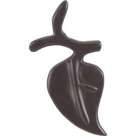 Atlas Homewares 184-O 2-1/2-Inch Calif Leaf Knob, Aged Bronze