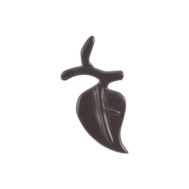 Atlas Homewares 184-O 2-1/2-Inch Calif Leaf Knob, Aged Bronze