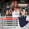 ZRIX Gym Gloves (Blue, Small)
