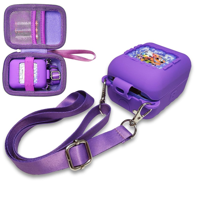 JCHPINE Hard Carrying Case and Silicone Cover for Bitzee Interactive