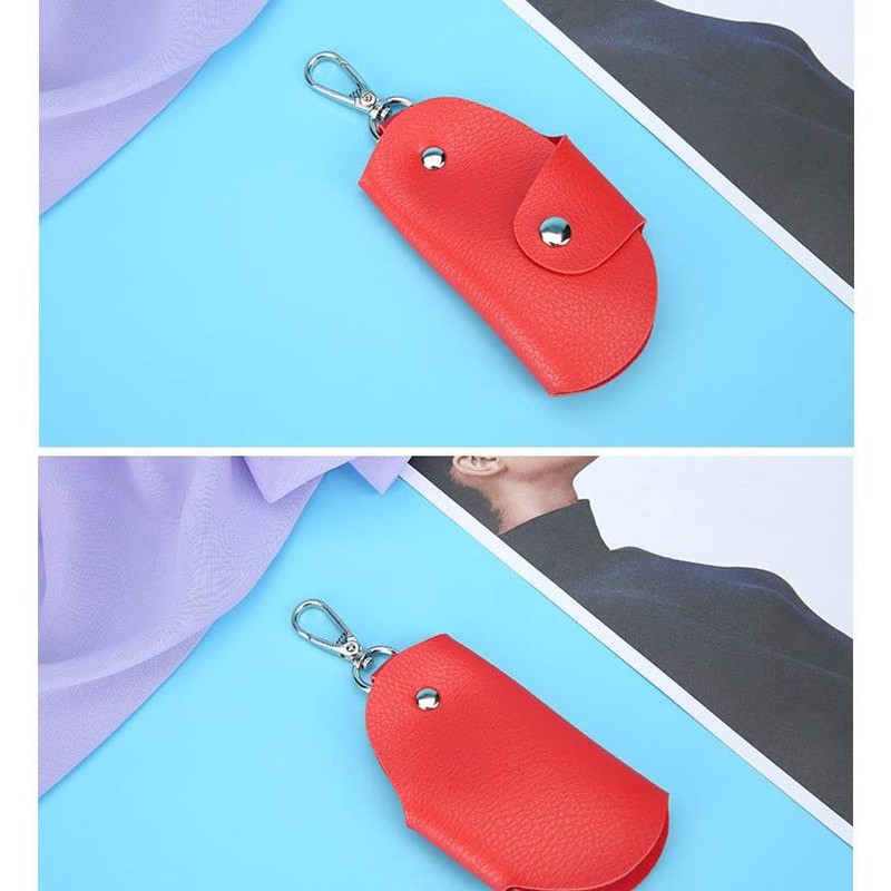 Plus Nao Key Case, Key Holder, Bi-folded, Snap Button, Carabiner,