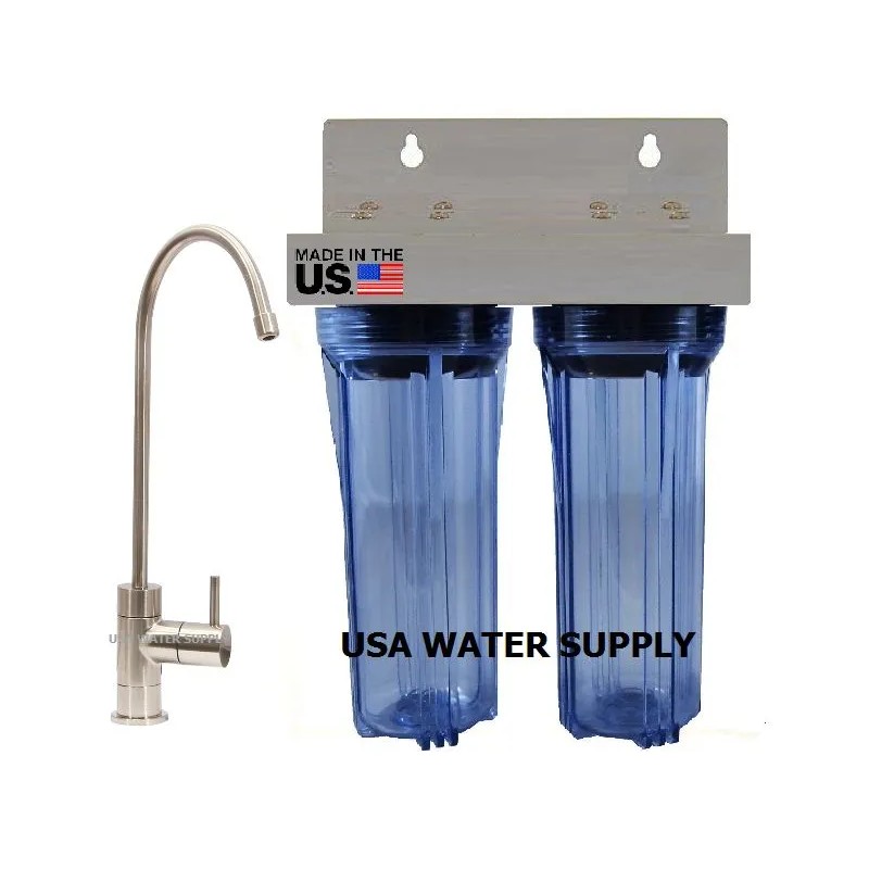 USA WATER SUPPLY 2 Stage Under Sink Home Space Saver