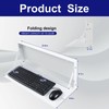 Otoolling 1 Pcs 24 Inch Keyboard Wall Mount Foldable Fits