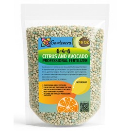 𝐁𝐄𝐒𝐓𝐒𝐄𝐋𝐋𝐄𝐑 6-4-6 Avocado Citrus Tree Plant Food for Outdoor/Indoor Gardening | Quick-Release Nitrogen Fertilizer | Orange, Lime, Avocado and Lemon Tree Fertilizer [16 OZ]
