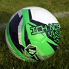 ICHNOS Snazzer Junior size football ball (White, Green, Blue, Silver,