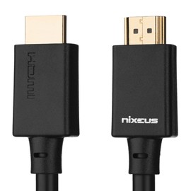 Nixeus Ultra High Speed HDMI Certified Cable (10 ft) – Certified by HDMI to Support HDMI 2.1 Features, 48Gbps, Dynamic HDR, 4K 120Hz/144Hz, 5K 120Hz/144Hz, 8K 120Hz, and 10K 120Hz