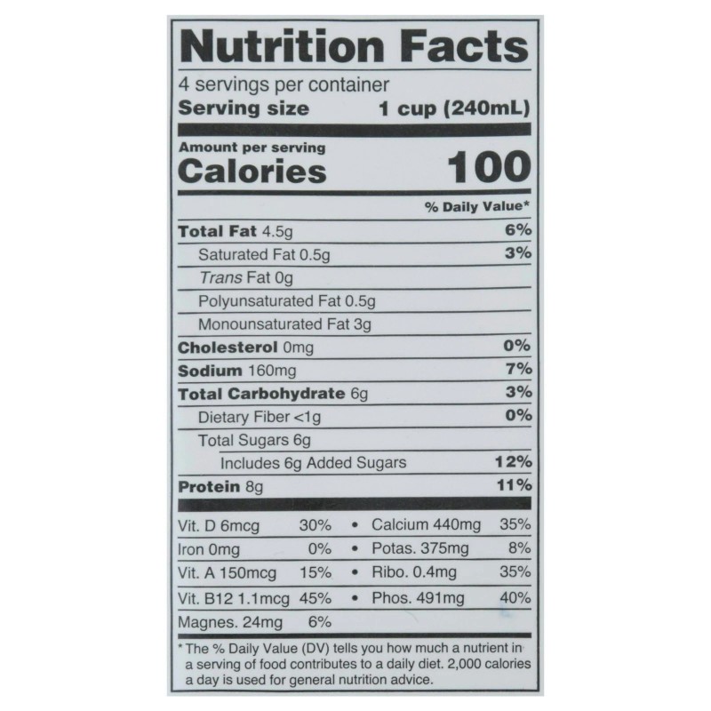 Ripple Foods Pbc - Milk Aseptic Original 32 fl. oz