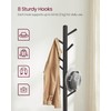 VASAGLE Solid Wood Coat Rack, Free Standing Tree-Shaped Coat Rack