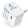 Travel Adapter Worldwide, Universal Travel Plug with 2 USB A