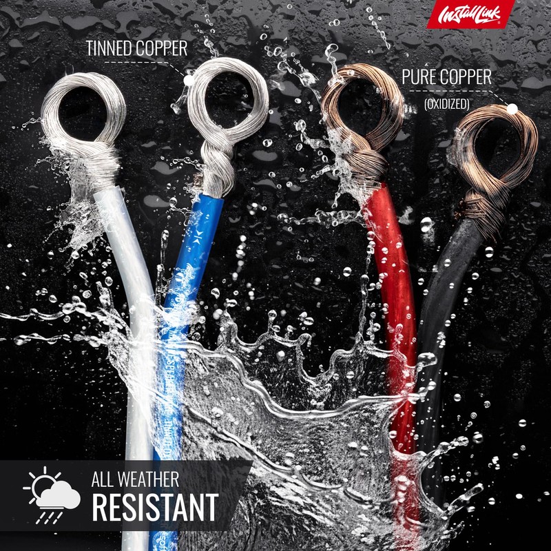 Install Link 16 Gauge Speaker Wire Cable (50 Feet) for