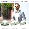 YZROHYI Bow Tie Suit Set, Bow Tie with Pocket Square