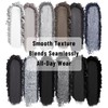 UCANBE Smokey Eyeshadow Palette, Dark Black White Gray Silver Natural