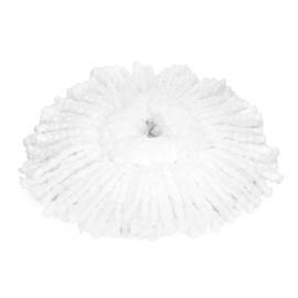 QWORK Microfiber Spin Mop Replacement Heads, 6 Inch, Compatible with 1 Chamber Mop Systems, Durable, and Scratch-Resistant Mop Heads for Sealed Floors and Auto Detailing, 6 Pcs