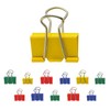 Westcott E-10716 00 Foldback Clips, Pack of 12 Mix, Metal