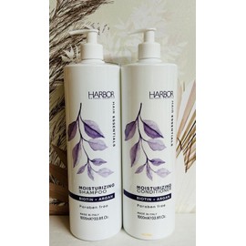 Essentials Harbor Hair Essentials ~ Moisturizing Shampoo & Conditioner w/ Biotin & Argan