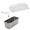 LACOR 66175 Ice Container, 18/10 Stainless Steel, Ice Cream, Holds