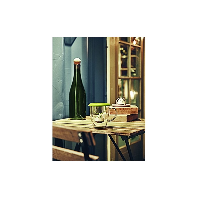 QDO T-bird swing tea infuser black