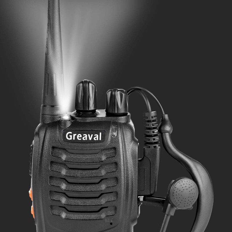 Long Range Walkie Talkies Rechargeable Two-Way Radios with Earpiece, Walkie