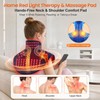 Red Light Therapy for Neck Shoulder, 122 LED 660nm&850nm Infrared