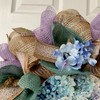What A Mesh by Diana Welcome Hydrangeas Spring Wreath Handmade