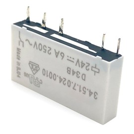 5-Pack 34.51.7.024.0010 Relay – 24VDC 6A 5-Pin SPDT Industrial Relay – Bulk Replacement for Automation Equipment & Power Controls