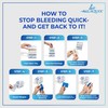 AllaQuix Quick Pack Stop Bleeding Gauze – Mountable Flip-Top Access