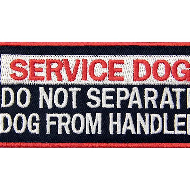 Service Dog Do Not Separate Dog from Handler Vests/Harnesses Patch
