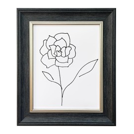 Aryllis 10x8 Photo Frame (25.4cm x 20.32cm), Charcoal, Freestanding & Wall Mountable Picture Frame for 10x8 Prints