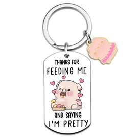 XzmaaoX Anniversary Keychain Gifts For Wife Girlfriend Christmas Gifts For Wife Her Cute Pig Keychain Best Wife Presents Funny Wife Gifts For Birthday Valentines Day Gifts Ideas
