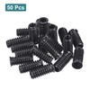 sourcing map 50Pcs Threaded Inserts, M8-1.25x30 Zinc Plated Carbon Steel