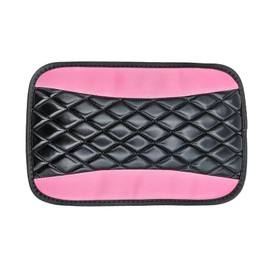 QKWL Arm Rest Cover for Car, Car Console Covers, Car Armrest Cover, Wear-Resistant, Durable and Environmentally Friendly Fits Most Sedans, SUVs, Trucks, and Vans (Pink)