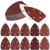 60 Sandpaper Triangle Sandpaper Velcro Mouse Sandpaper Set, 5-Hole Triangle