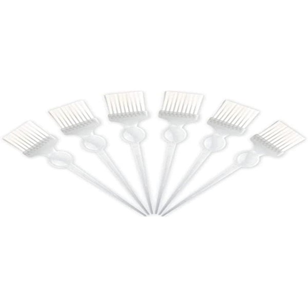 Termix Soft White Fibre Tint Brush Transparent Small Set of 6