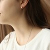 Silver Hoops Earrings for Women, Small Sterling Silver Hoop Earrings