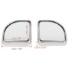 RVtiooy 2pcs Car Blind Spot Mirrors Rearview Fan Shaped Convex