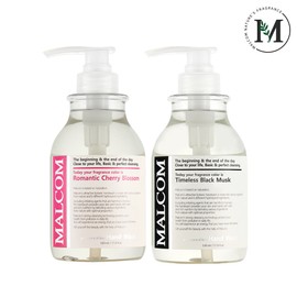 말콤 약산성 알러지프리 핸드워시 520ml 1+1 골라 담기, 핸드워시 로맨틱 체리블라썸핸드워시 로맨틱 체리블라썸_핸드워시 드라이 화이트머스크핸드워시 드라이 화이트머스크