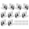 sourcing map 10 Pcs Stainless Steel Tile Hanger, Adjustable Tile