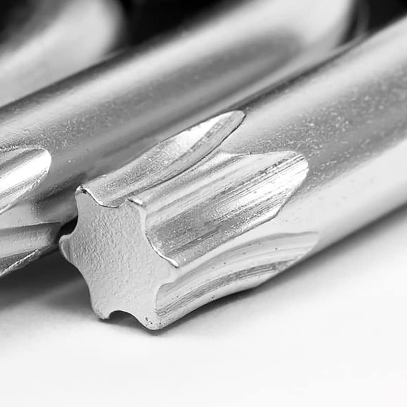 Dekton 9PC Extra Long Torx Hex Key Set | Heat