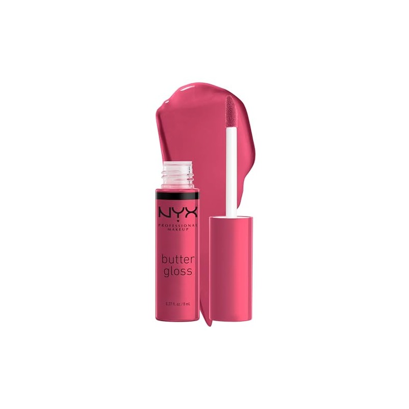 NYX PROFESSIONAL MAKEUP Butter Gloss - Brillo de labios antiadherente,
