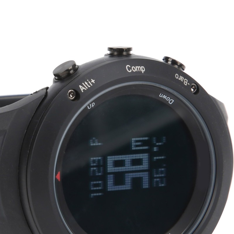 Men Mountaineering Watch Waterproof Digital Watch with Compass Pedometer Calorie