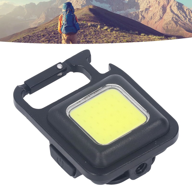 4 Set COB Keychain Work Light 1000lm 3 Modes Waterproof