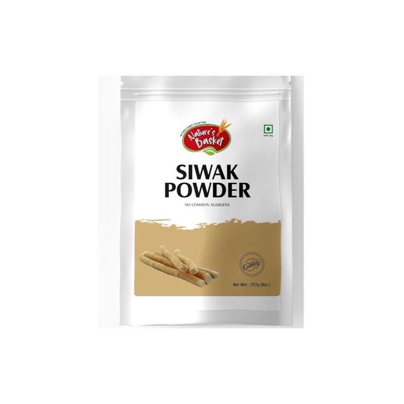 Nature's Basket Siwak Powder, Natural Tooth Care, 227g