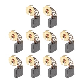 sourcing map 10pcs Carbon Brush 17mm x 18mm x 7mm Grinder Brush 203# Electric Motor Replacement Part Rotary Tool Cutting Machine Polisher Brushes for Repair Power Tools