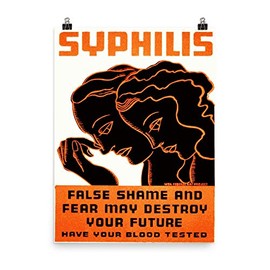 Vintage Poster - Syphilis 1202 - Enhanced Matte Paper Poster (18x24)