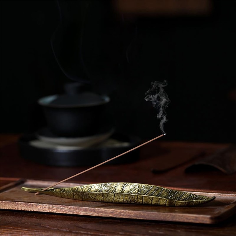 DIYBravo Incense Stand, Altar Plate, Includes 30 Incense, Backflow Incense,
