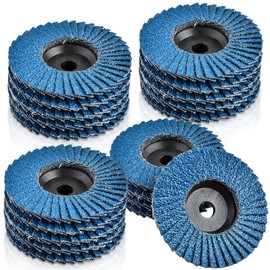 Akamino 15 Pcs Angle Grinder Discs 76mm, 40 Grit Flap Discs Grinding Wheel Sanding Discs for Angle Grinder to Sanding Grinding Polishing Metal Wood Steel (Blue,3 Inch)