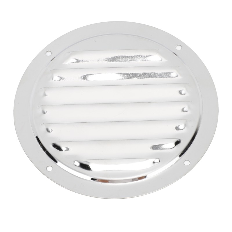 2PCS Round Louvered Air Vent Stainless Steel Marine Grade Rainproof
