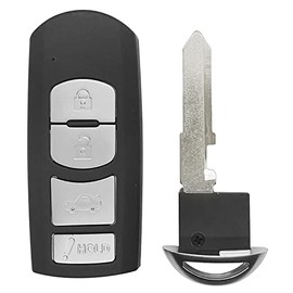 For 2014-2018 MAZDA 6 3 SMART KEY FOB REMOTE TRANSMITTER 4 Button FCCID:WAZSKE13D01 D02 ;by AUTO KEY MAX (SINGLE)