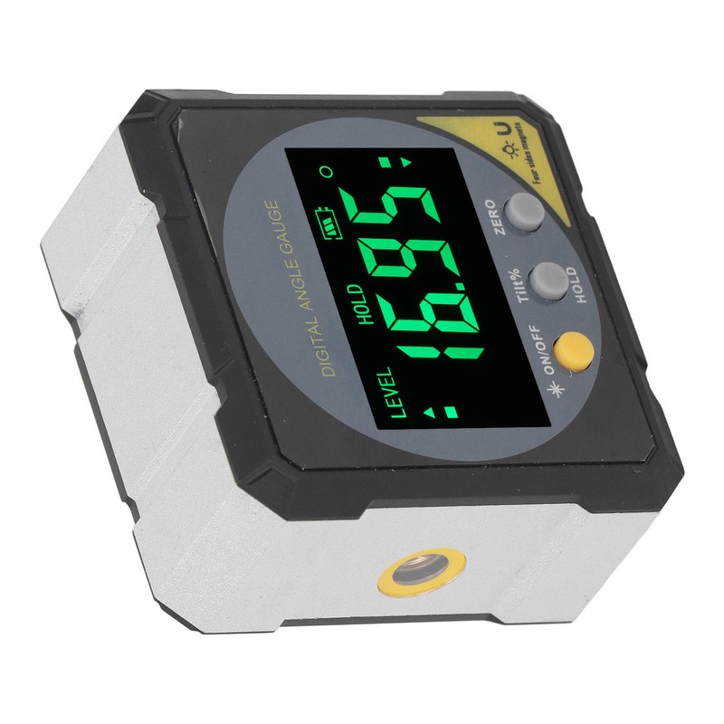 Black LCD Angle Finder Backlit IP54 Waterproof Digital LCD Screen